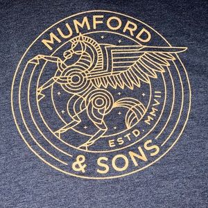 Mumford & Sons concert t-shirt
